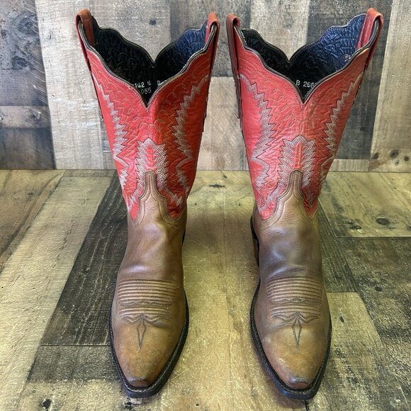 Lucchese N7142 Snip Toe 1883 Western Cowboy Boots Womens 9 B - Picture 6 of 12